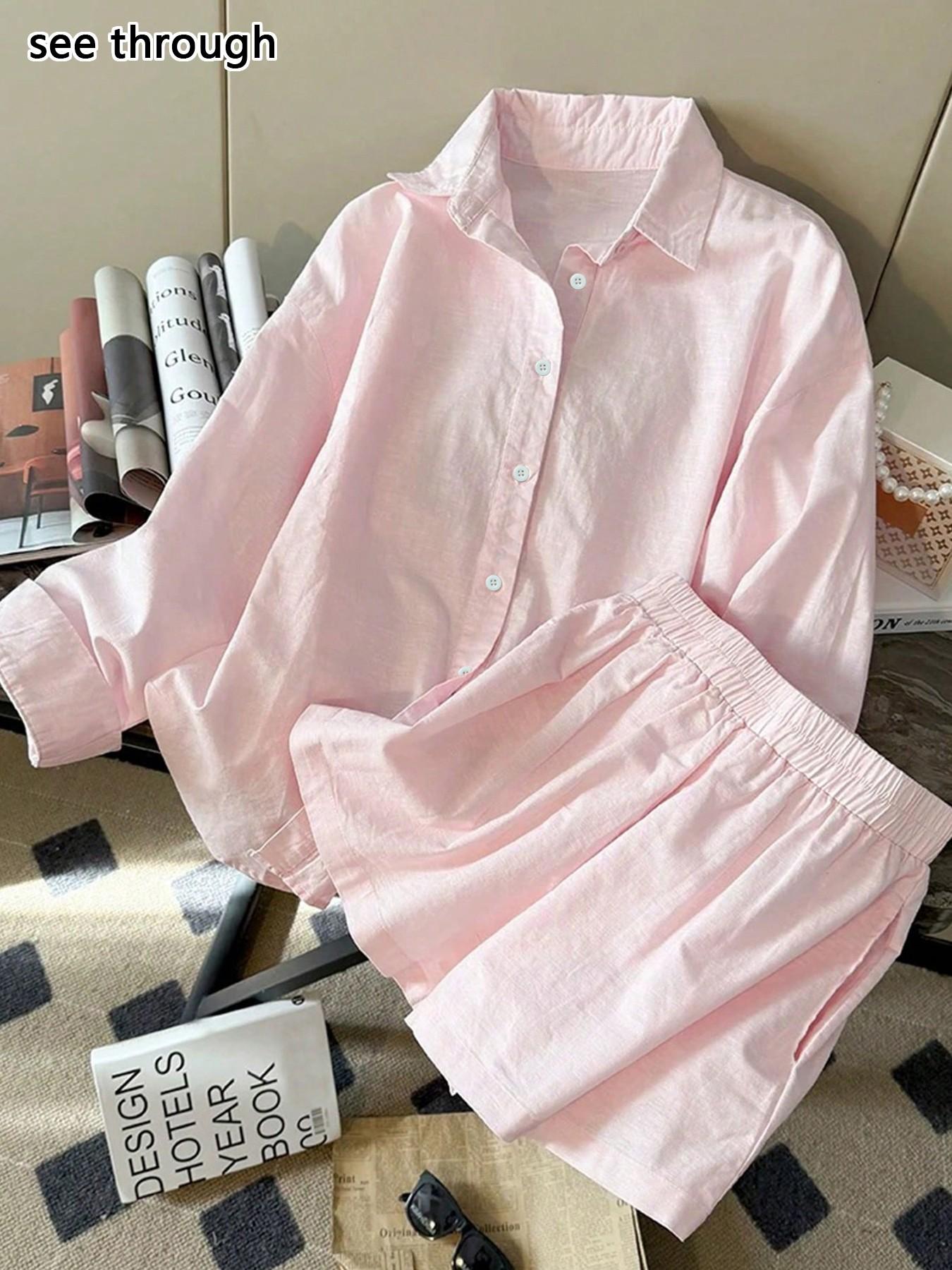 Blouse Off Shoulder - Женский комплект: кардиган свободного кроя с