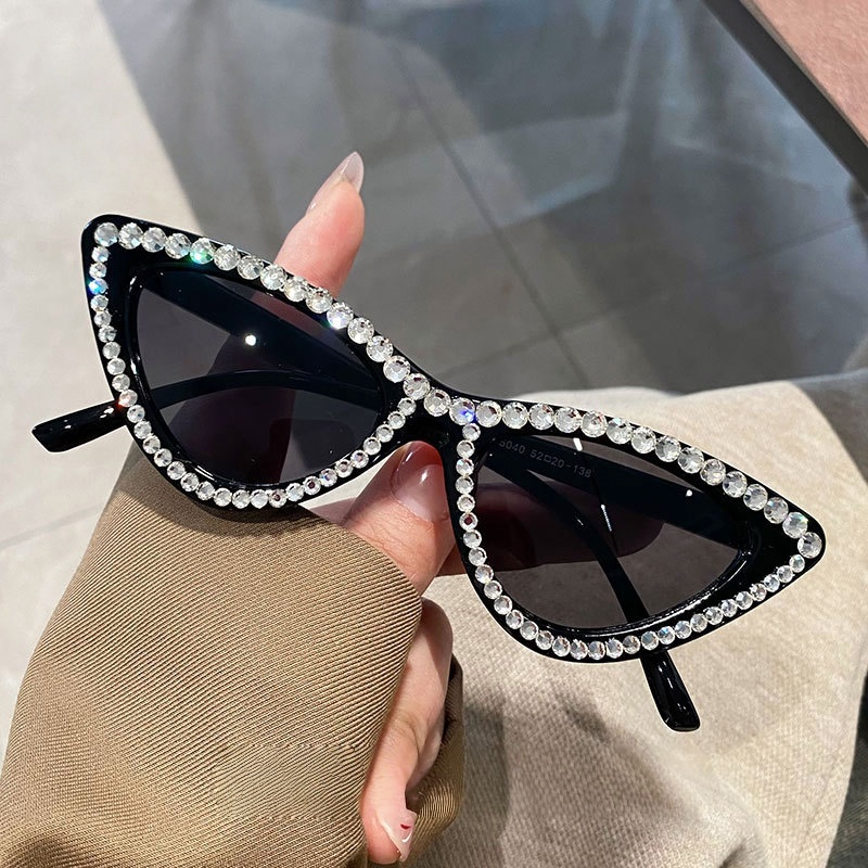 Sunglasses Cat Eye - Винтажные роскошные солнцезащитные очки «кошачий глаз»,