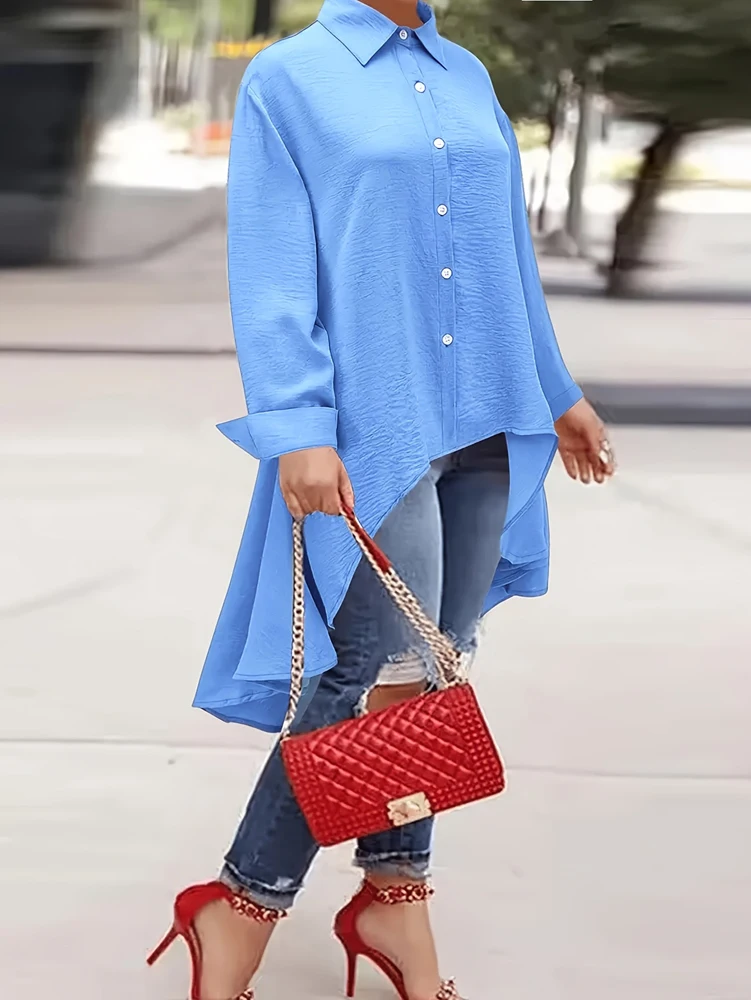 Blouse Off Shoulder - Плюс размер 2023, весна-лето, новые женские