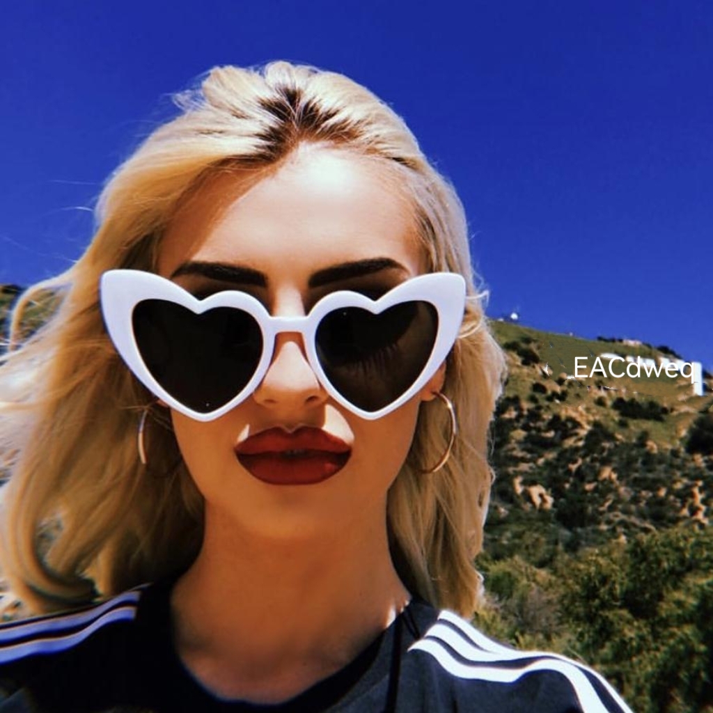 Sunglasses Cat Eye - Солнцезащитные очки Love Heart Cat Eye