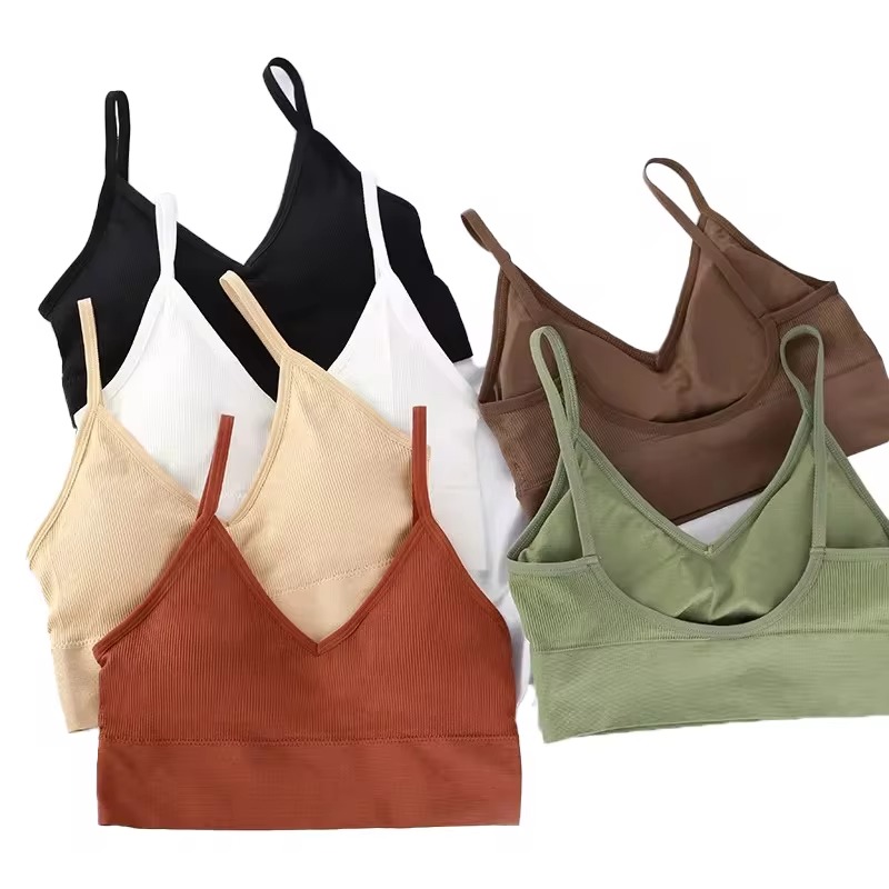 Бесшовный женский бюстгальтер  – обзор и цена Bralette Triangle Set