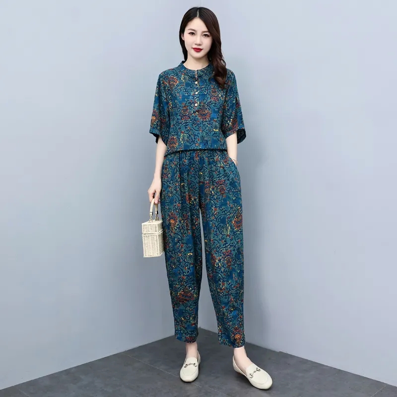 Летний костюм для женщин средн – обзор и цена Linen Pant Wide