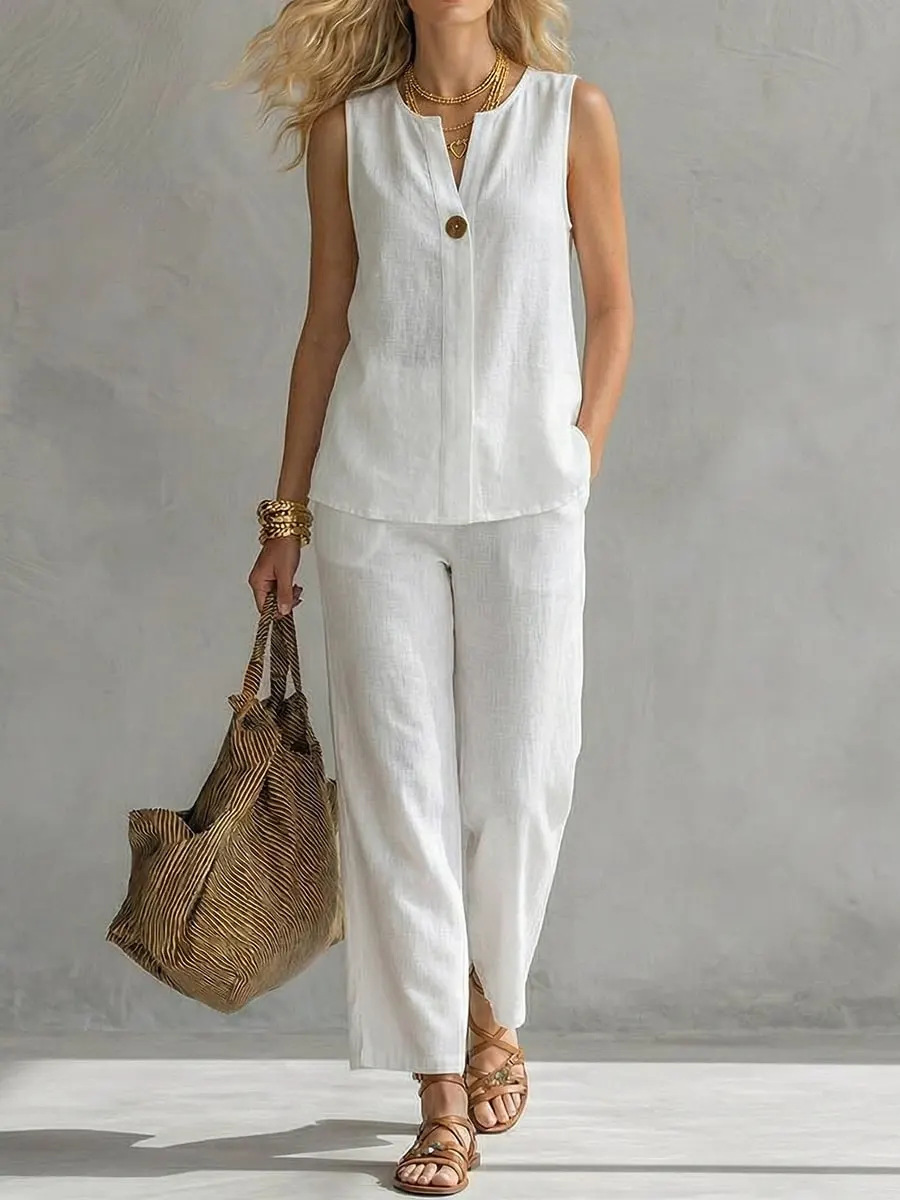 Комплект из двух предметов: ль – обзор и цена Linen Pant Wide