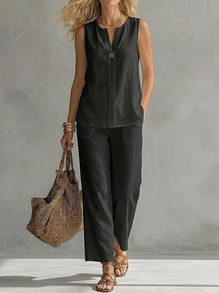 Комплект из двух предметов: ль – обзор и цена Linen Pant Wide