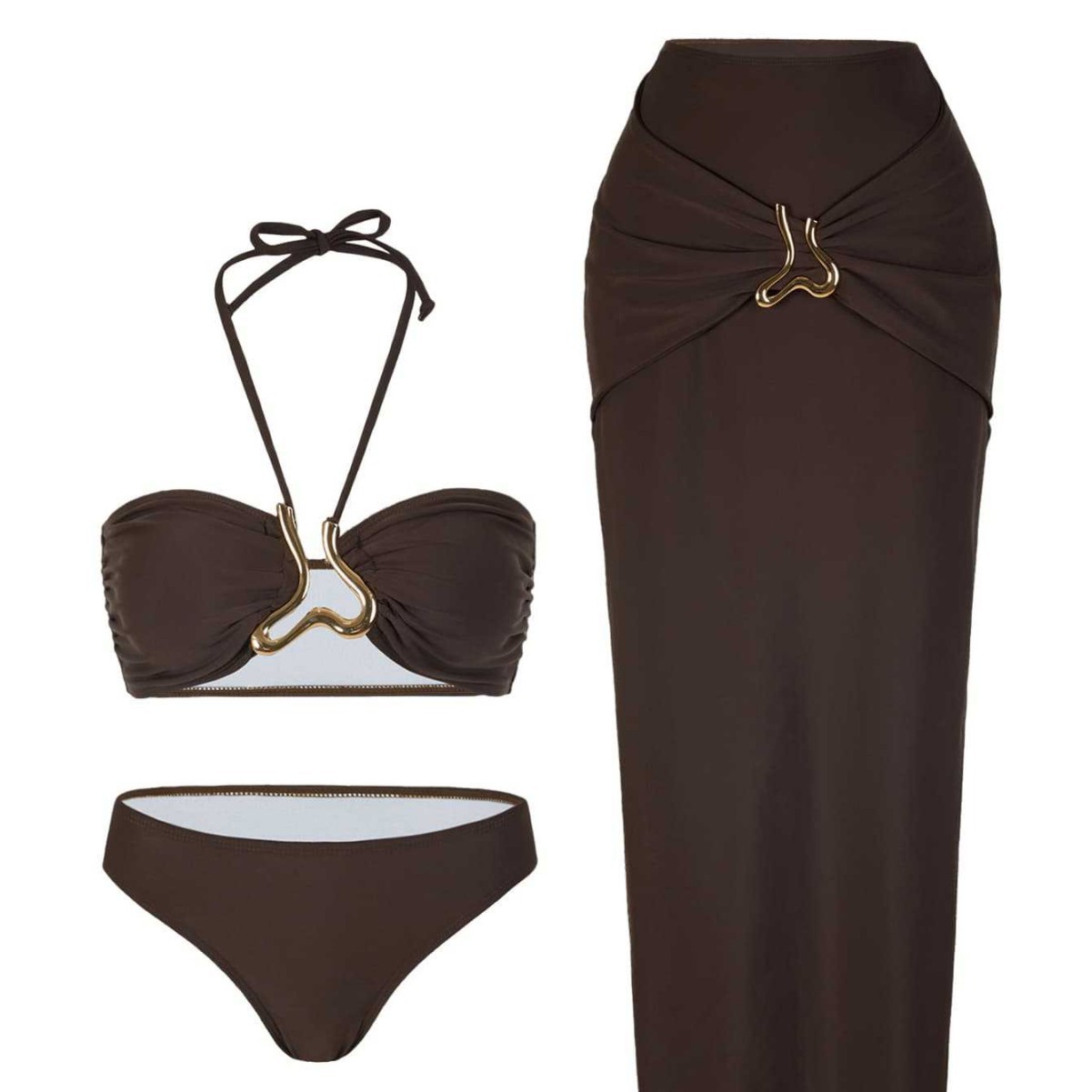 Женский комплект танкини без р – обзор и цена Swimsuit Bikini Ruched